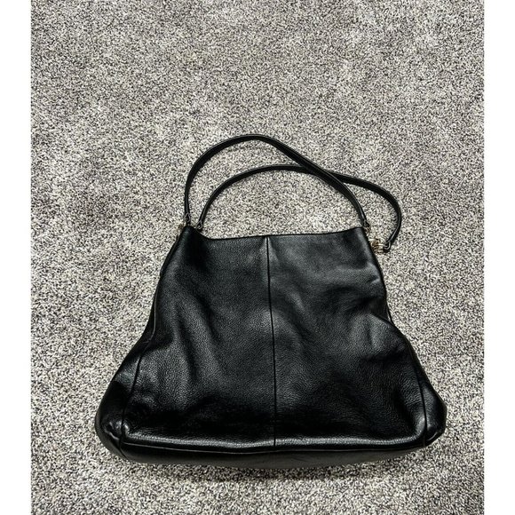 Coach Handbags - Coach Phoebe Shoulder Bag in Black Pebbled Leather Purse